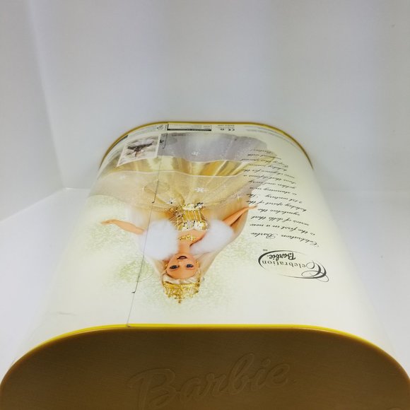 Holiday Celebration Special Edition 2000 Barbie Doll Gold Millennium Barbie - Picture 9 of 11